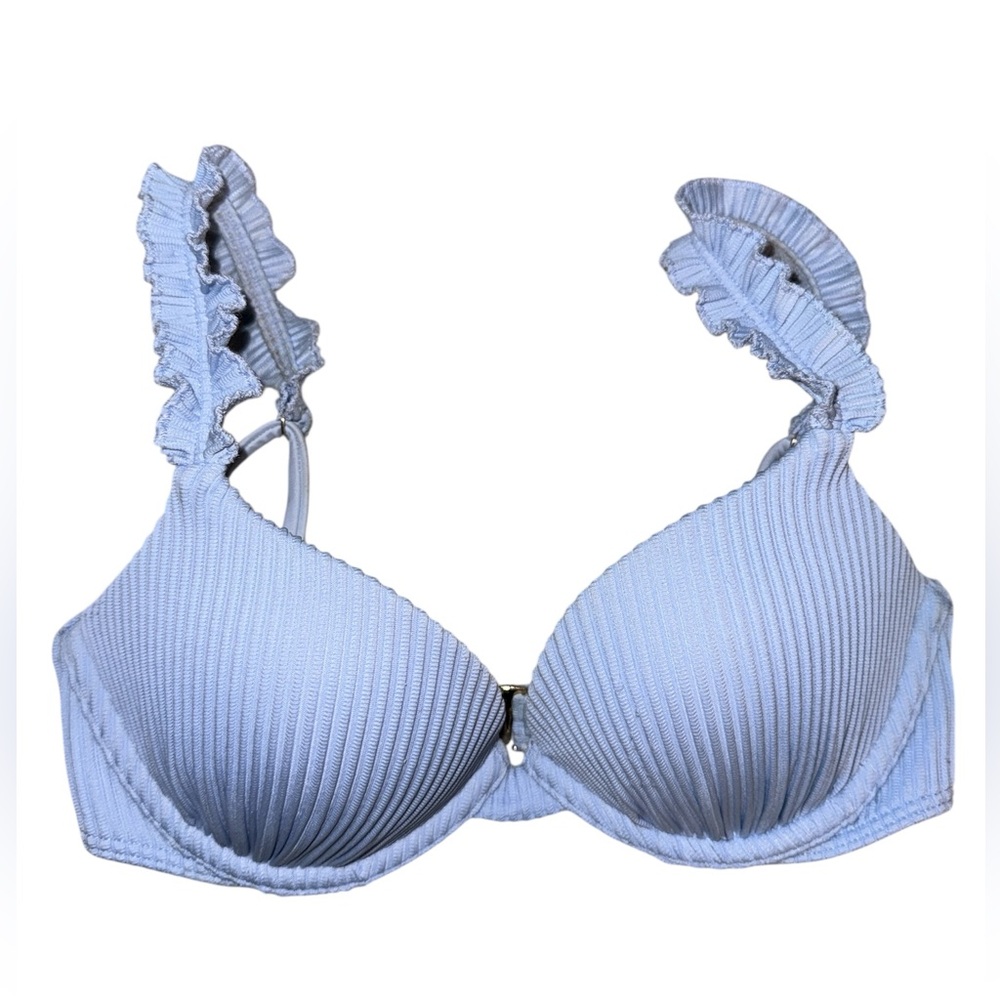 Hollister Ruffled Bikini top size xxs
